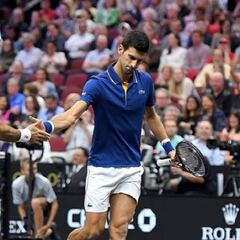 Europa domina pese a la derrota de Djokovic y Federer en dobles