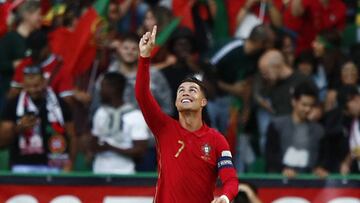 Cr&oacute;nica Portugal-Suiza: Cristiano Ronaldo.