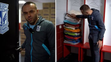 El Lech Poznan muestra el estado del vestuario visitante del Rayo: una imagen vale más que mil palabras