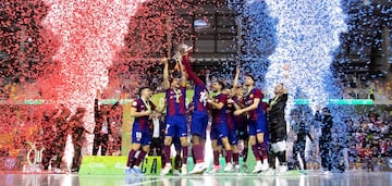 El Barcelona campeón de la Copa de España.