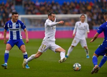 Bale junto a Areola fueron las grandes novedades del once inicial del conjunto blanco. 