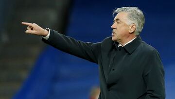 Ancelotti, entrenador del Real Madrid.