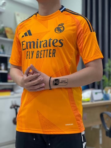 The Real Madrid away shirt for 2024-25.