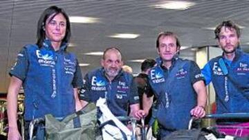 <b>EL GRUPO. </b>Edurne, Oiarzabal, Latorre Egoecheaga e Izaguirre.