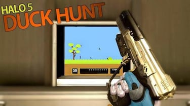Recrean Duck Hunt en el modo Forge de Halo 5