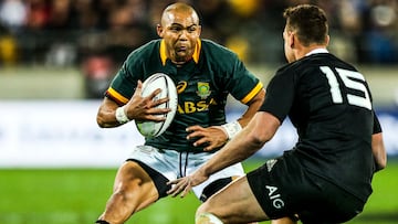 El jugador de rugby sudafricano Cornal Hendricks, durante un partido con los Springboks.