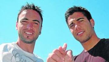 <b>¡VAYA DÚO! </b>Momo y Aythami no necesitan presentación en el Gran Canaria. Fue el escenario en el que saltaron a la fama y, ahora de vuelta con el Xerez, esperan acreditar categoría y clase.