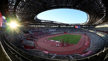 Estadio Ol&iacute;mpico de Tokio durante los Juegos de tokio 2020