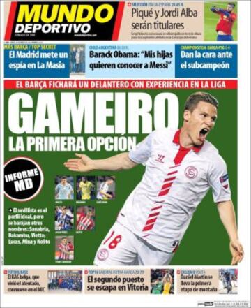 Portadas de la prensa mundial