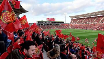 Afición del Real Mallorca en Son Moix.