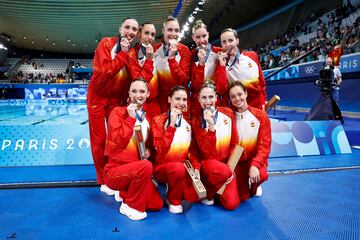 El equipo de Mayuko Fujiki, tercero en la rutina acrobática tras su segunda plaza en la técnica y cuarta en libre, se cuelga el bronce, la primera presea desde Londres 2012.