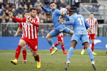 02/02/20 PARTIDO SEGUNDA DIVISION  FUENLABRADA - GIRONA  OCASION SEKOU PARADA RIESGO