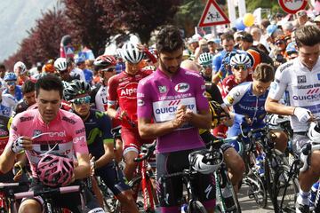 Tom Dumoulin y Fernando Gaviria.