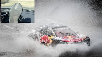 Así se gana el Dakar: Sainz gastó la suela del pie del acelerador