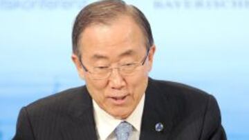El Secretario General de la ONU, Ban Ki-moon.