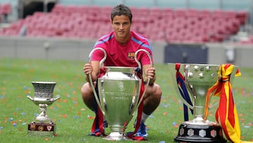 Ibrahim Afellay, en su etapa en el Barcelona.