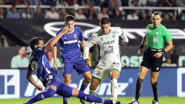 Asistencia de James Rodríguez en empate de León ante Toluca