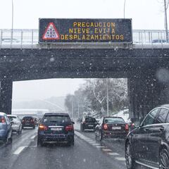 Borrasca Filomena: la DGT lanza un mapa para consultar en tiempo real el estado de las carreteras