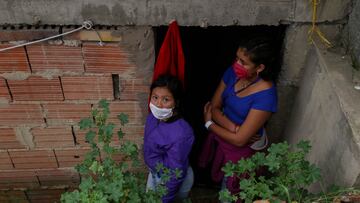 Familias en condición de pobreza en Colombia.