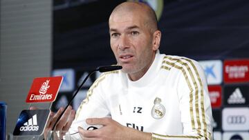 08/02/20 RUEDA DE PRENSA REAL MADRID 
 ZINEDINE ZIDANE ENTRENADOR 
 