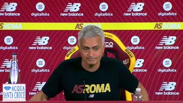 Preguntan a Mourinho por Mayoral y sale con una broma que solo le hizo gracia a él