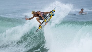 QUEENSLAND, AUSTRALIA - APRIL 4: Italo Ferreira of Brazil wins the 2019 Red Bull Airborne Gold Coast at Duranbah Beach on April 4, 2019 in Queensland, Australia.  (Photo by Kelly Cestari/WSL via Getty Images)