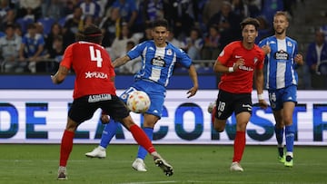 Kuki Salazar y Narro, en el partido ante el San Fernando.