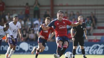 Kike García, autor del segundo gol de Osasuna.