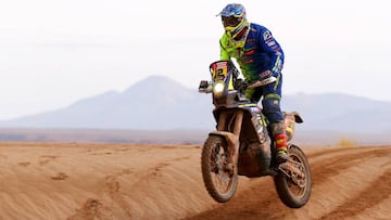 Joan Pedrero (Sherco) en el Dakar 2018.