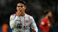 Gol de James es candidato al mejor de la Bundesliga 17/18