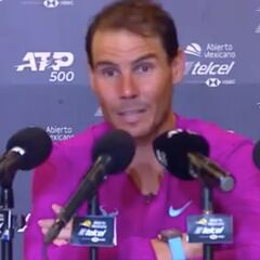 El Nadal más emocionado tras ganar en Acapulco: "De no poder entrenar a estar donde estoy..."