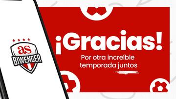 ¡Biwenger te da las gracias por otra increíble temporada más a tu lado!