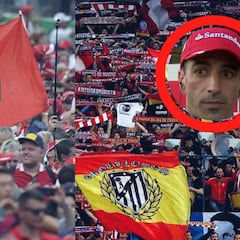 La afición del Atlético de Madrid se rinde a Marc Gené