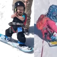 Imposible no enamorarse de estos niños aprendiendo a ripar antes que a caminar