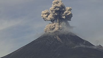 Incrementa actividad del volcán Popocatépetl