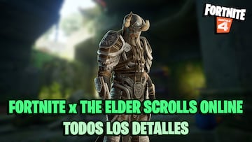 fortnite the elder scrolls online colaboracion nueva skin