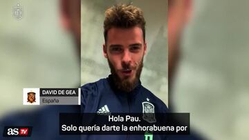 "Eres un ejemplo para todos los deportistas españoles": la Roja se suma a la despedida de Pau