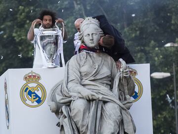 La Cibeles recibe a los campeones de la Champions