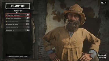 Dónde están los tramperos para vender pieles legendarias en Red Dead Redemption 2