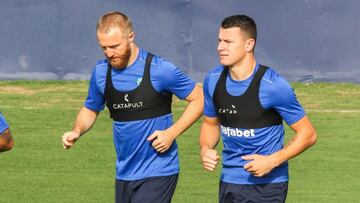 Haroyan y Osmajic entrenan con sus nuevos compañeros