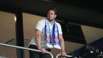 Barcelona, Espanha - 1 de agosto de agosto: Ex -jogadores da NFL e principais partes interessadas do RCD Aspanol e JJ Watt, em agosto de agosto, em agosto de 225, RCD Aspaniol de Barcelona e deixou Teko de Madri. (Fotos de Alex Caprarose/Getty Images)