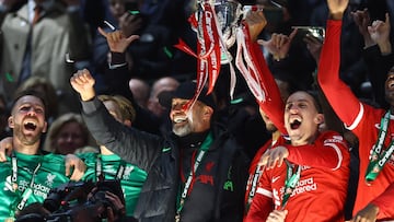 A late goal from Liverpool’s Virgil Van Dijk gave his side a slim win over Chelsea to claim the Carabao Cup.