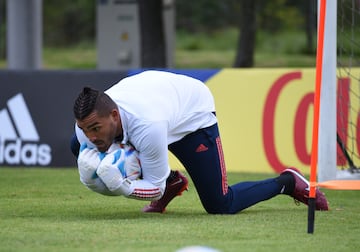 Así fue el primer día del microciclo de arqueros en la Selección Colombia.