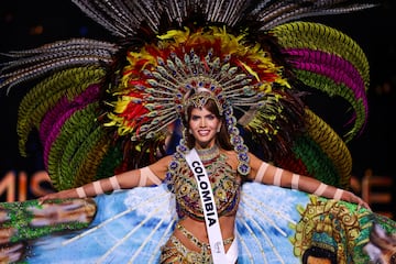 Miss Colombia Daniela Toloza takes part in the National Costume show during the 73rd Miss Universe pageant in Mexico City, Mexico November 14, 2024. REUTERS/Raquel Cunha