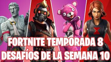 Fortnite Battle Royale: Desaf&iacute;os de la Semana 10 de la Temporada 8