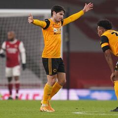 Adama Traoré manda mensaje de apoyo a Raúl Jiménez; Pedro Neto le dedica la victoria