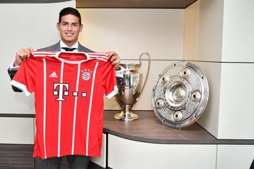 Inicia un nuevo camino: James ya es jugador del Bayern