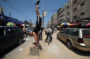 El duro entrenamiento en la Franja de Gaza