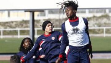 Zé Castro, en un entrenamiento.