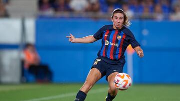 Mariona Caldentey of Barcelona in action during the Womens Joan Gamper Trophy match between FC Barcelona and Montpellier at Estadi Johan Cruyff on August 22, 2022 in Barcelona, Spain. (Photo by Jose Breton/Pics Action/NurPhoto via Getty Images)
PUBLICADA 03/12/22 NA MA36 1COL